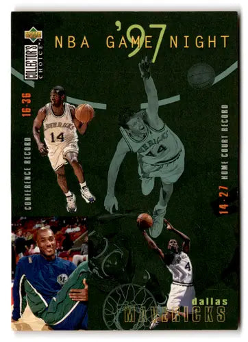 1997-98 Collector’s Choice #161 Dallas Mavericks NM Near Mint Mavericks ID:81545 - Basketball Card Single
