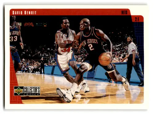 1997-98 Collector’s Choice #286 David Benoit NM Near Mint NJ Nets ID:82114 - Basketball Card Single