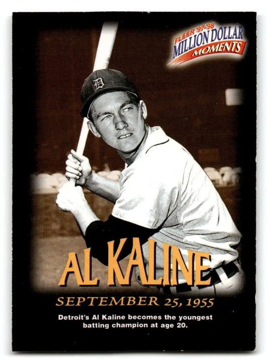 1997-98 Fleer Million Dollar Moments #21 Al Kaline - Baseball Card Single