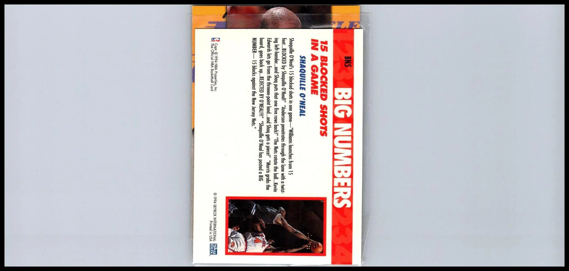 1997-98 Hoops Shaquille O’Neal Trading Card for Basketball Card Collectors