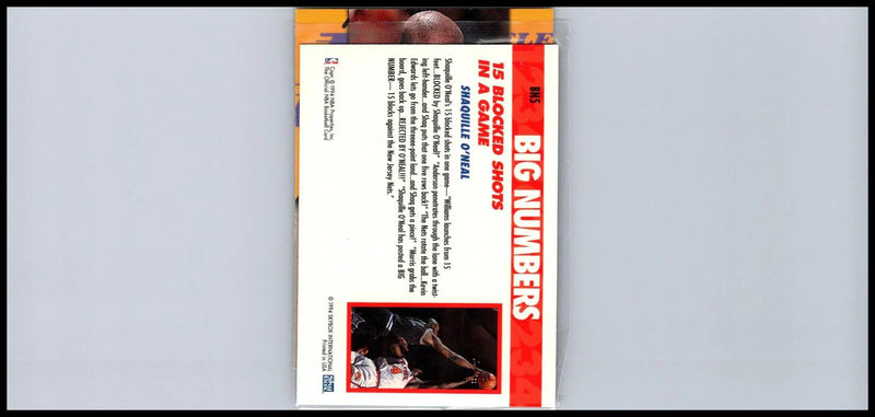 1997-98 Hoops Shaquille O’Neal Trading Card for Basketball Card Collectors