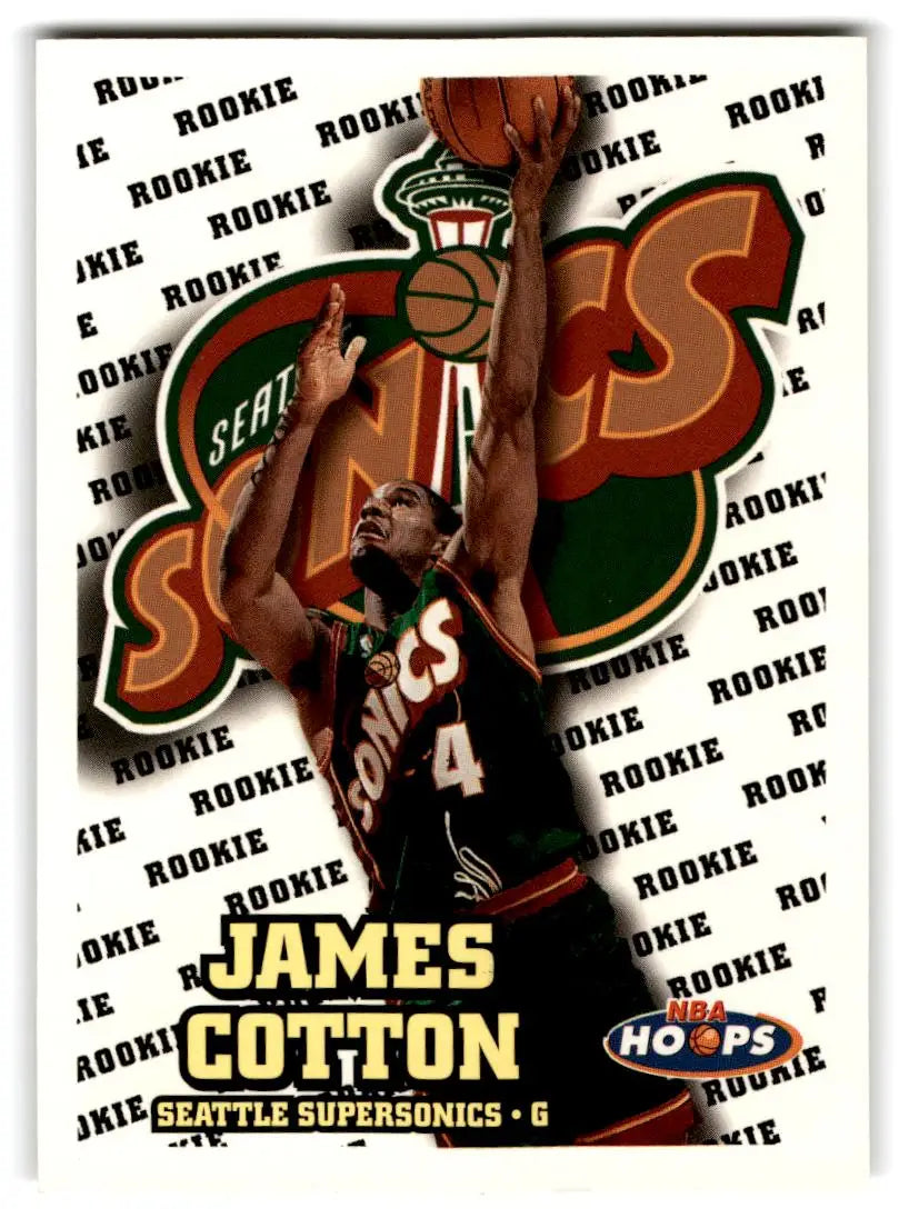 1997-98 Hoops #189 James Cotton - Basketball Card Single