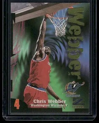 1997-98 SkyBox Z-Force Chris Webber #58 Basketball - Basketball Card Single
