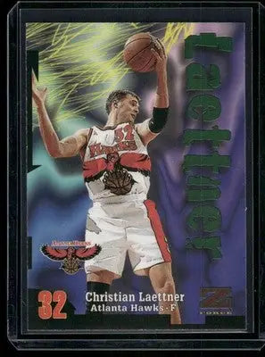 1997-98 SkyBox Z-Force Christian Laettner #39 Basketball - Basketball Card Single