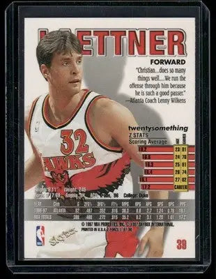 1997-98 SkyBox Z-Force Christian Laettner #39 Basketball - Basketball Card Single