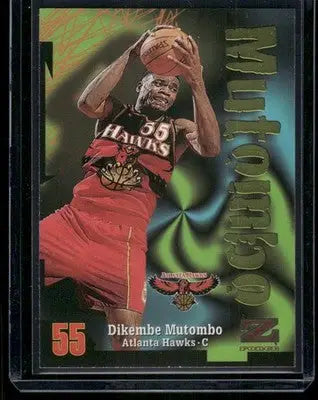 1997-98 SkyBox Z-Force Dikembe Mutombo #55 Basketball - Basketball Card Single