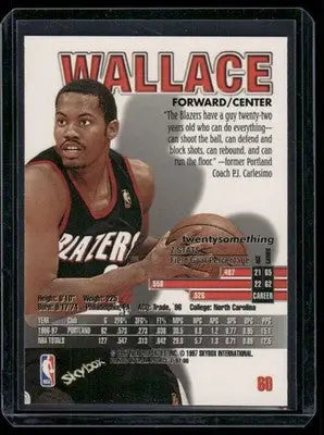 1997-98 SkyBox Z-Force Rasheed Wallace #80 Basketball - Basketball Card Single