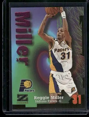 1997-98 SkyBox Z-Force Reggie Miller #31 Basketball - Basketball Card Single
