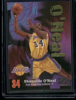 1997-98 SkyBox Z-Force Shaquille O’Neal #34 Basketball - Basketball Card Single