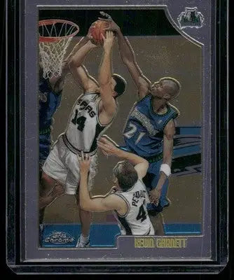 1997-98 Topps Chrome Kevin Garnett #125 Basketball - Basketball Card Single