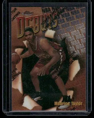 1997-98 Topps Debuts Maurice Taylor #109 Basketball - Basketball Card Single
