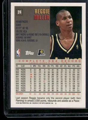 1997-98 Topps Reggie Miller #24 Basketball - Basketball Card Single