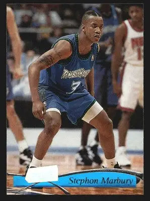 1997-98 Topps Stadium Club Stephon Marbury #75 Minnesota Timberwolves