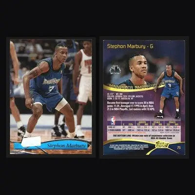 1997-98 Topps Stadium Club Stephon Marbury #75 Minnesota Timberwolves
