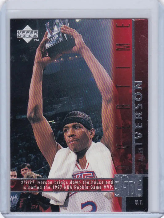 1997-98 Upper Deck #317 Allen Iverson Philadelphia 76ers - Basketball Card Single