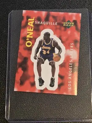 1997-98 Upper Deck NBA Stickers (European) #63 Shaquille O’Neal - Basketball Card Single