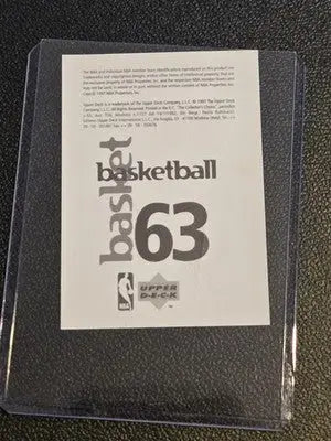 1997-98 Upper Deck NBA Stickers (European) #63 Shaquille O’Neal - Basketball Card Single