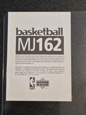 1997-98 Upper Deck NBA Stickers (European) #MJ162 Michael Jordan - Basketball Card Single