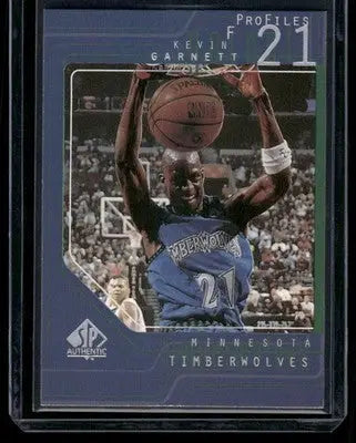 1997-98 Upper Deck SP Authentic Profiles Kevin Garnett #P12 Basketball - Basketball Card Single