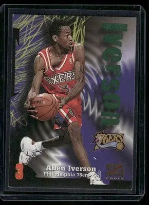 1997-98 Z-Force Allen Iverson #100 Basketball - Basketball Card Single