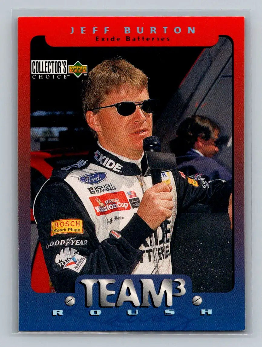 1997 Collector’s Choice #142 Jeff Burton Roush Racing - Racing Card Single
