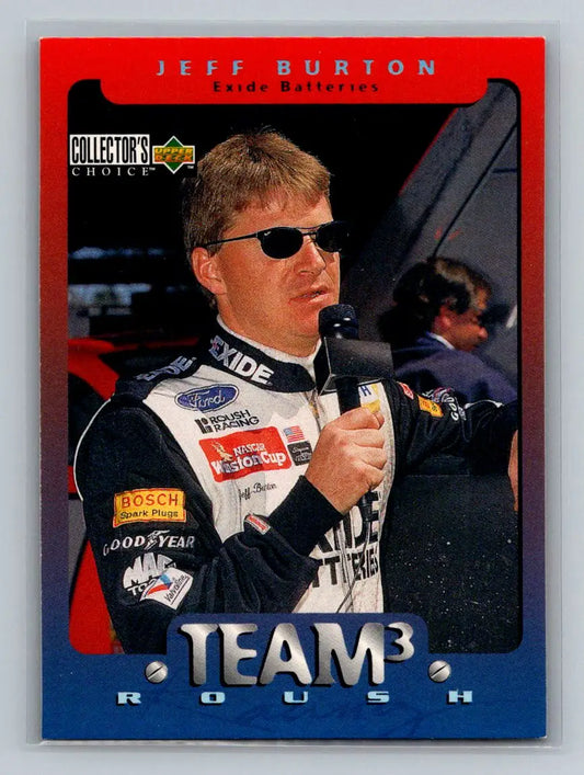 1997 Collector’s Choice #142 Jeff Burton Roush Racing - Racing Card Single