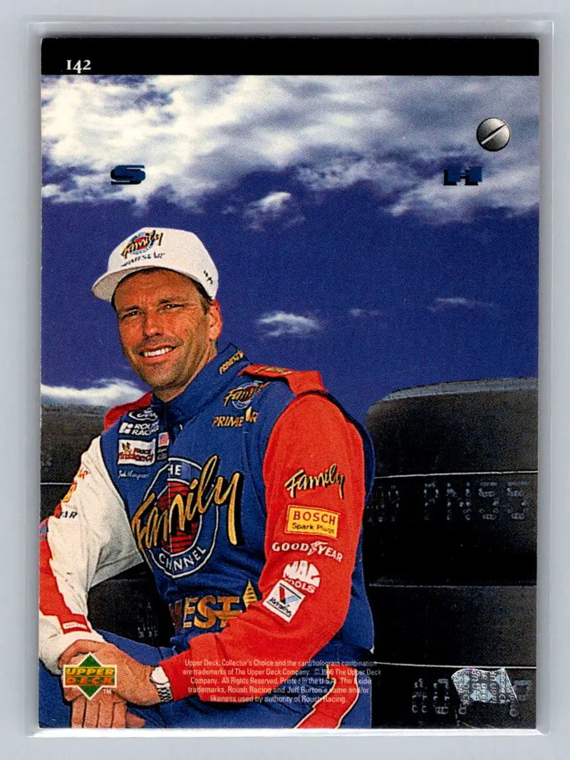 1997 Collector’s Choice #142 Jeff Burton Roush Racing - Racing Card Single