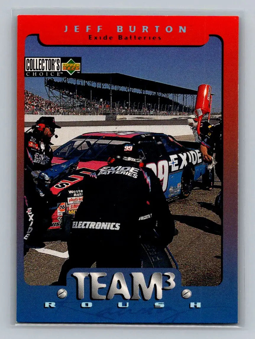 1997 Collector’s Choice #144 Jeff Burton Roush Racing - Racing Card Single