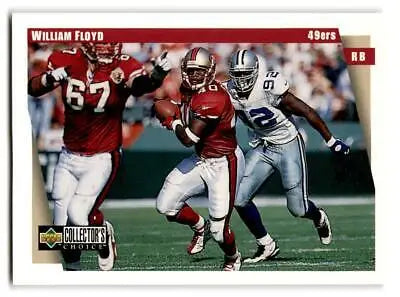 1997 Collector’s Choice #386 William Floyd trading card, a must-have for football card collectors