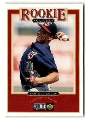 1997 Collector’s Choice Bartolo Colon rookie baseball card featuring Bartolo Colon rookie