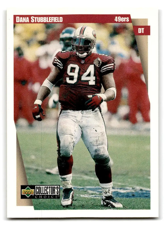 1997 Collector’s Choice #86 Dana Stubblefield - Football Card Single