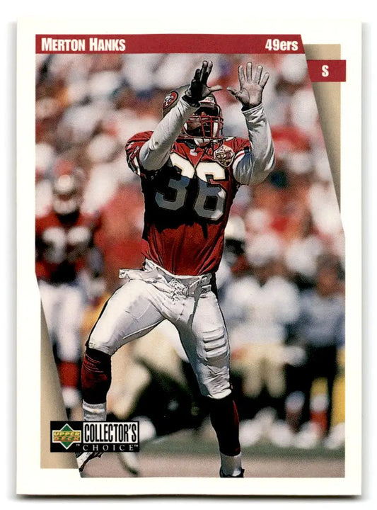 1997 Collector’s Choice #87 Merton Hanks - Football Card Single