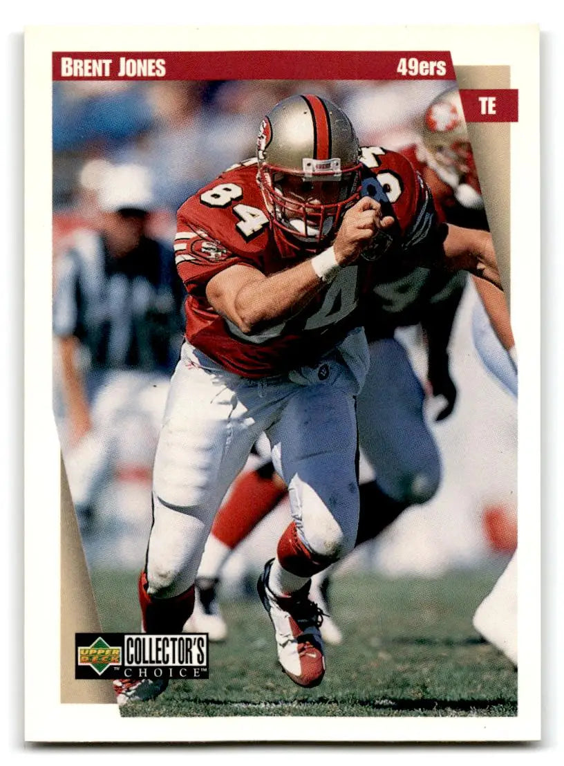 1997 Collector’s Choice #89 Brent Jones - Football Card Single