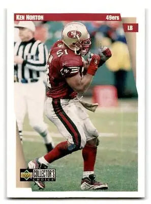1997 Collector’s Choice #90 Ken Norton Football Trading Card for collectors