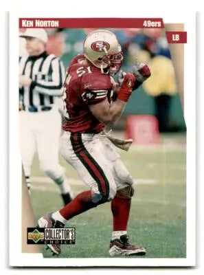1997 Collector’s Choice #90 Ken Norton - Football Card Single