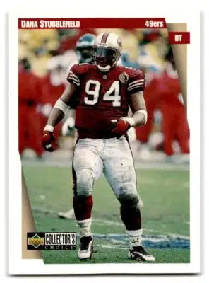 1997 Collector’s Choice San Francisco 49ers #SF1 Dana Stubblefield - Football Card Single
