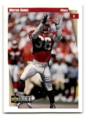1997 Collector’s Choice San Francisco 49ers #SF2 Merton Hanks - Football Card Single
