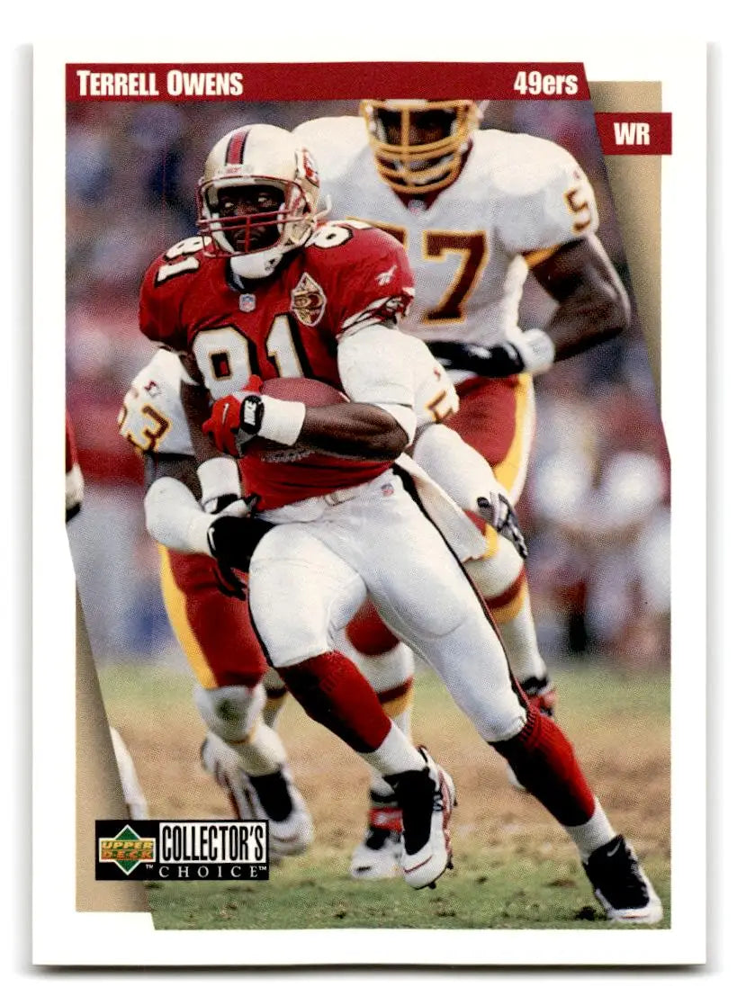 1997 Collector’s Choice San Francisco 49ers #SF3 Terrell Owens - Football Card Single