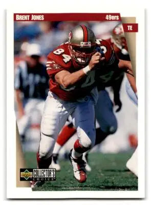 1997 Collector’s Choice San Francisco 49ers #SF4 Brent Jones - Football Card Single