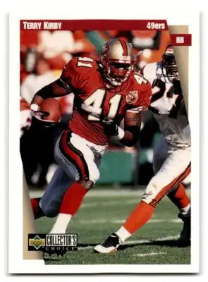 1997 Collector’s Choice San Francisco 49ers #SF7 Terry Kirby - Football Card Single