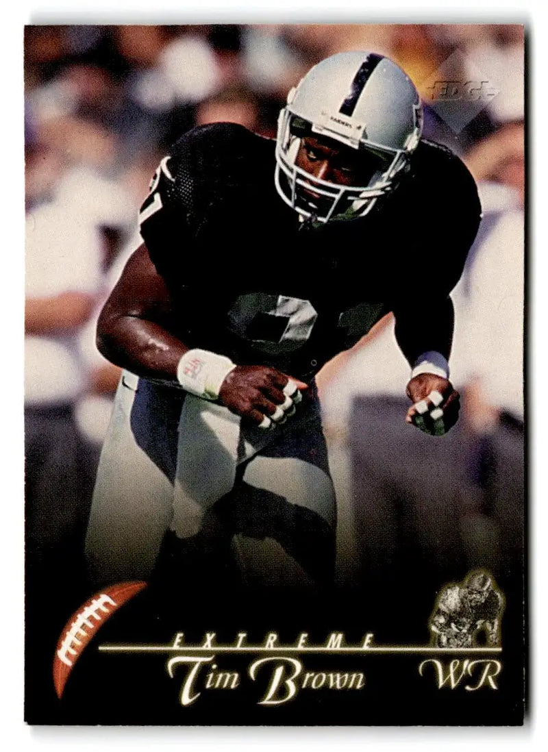 1997 Collector’s Edge Extreme #124 Tim Brown - Football Card Single