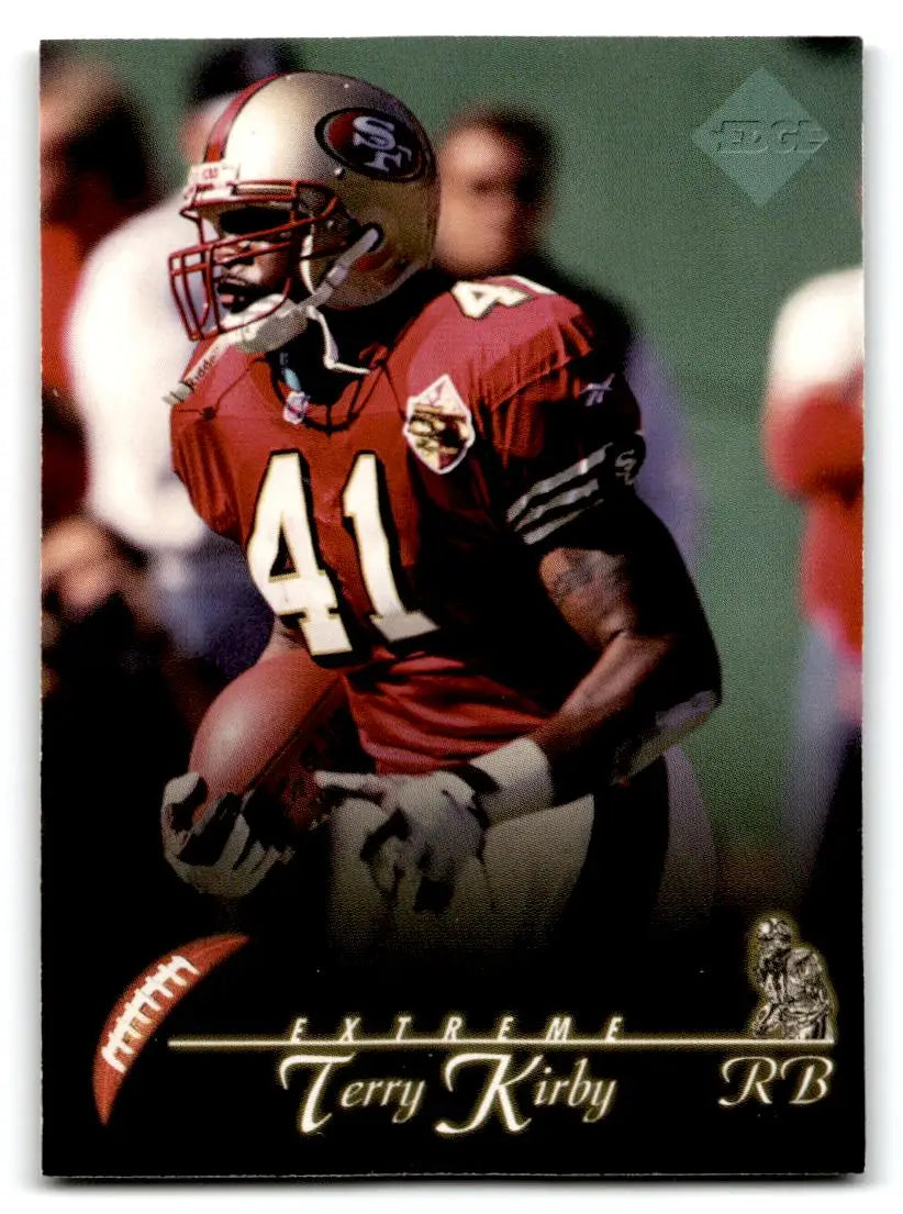 1997 Collector’s Edge Extreme #148 Terry Kirby - Football Card Single