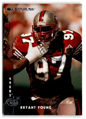 1997 Donruss #190 Bryant Young NM Near Mint 49ers ID:66948 - Football Card Single