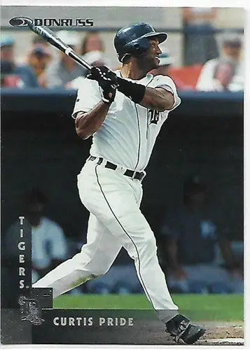 1997 Donruss #192 Curtis Pride NM Near Mint Tigers - Baseball Card Single