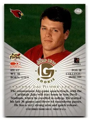 1997 Donruss Football Jake Plummer #217 RC Arizona Cardinals - Football Card Single