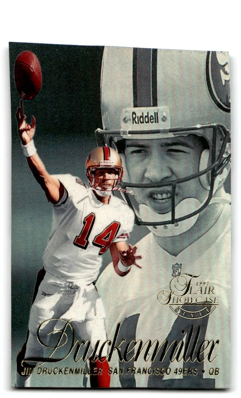 1997 Flair Showcase #26 Jim Druckenmiller - Football Card Single