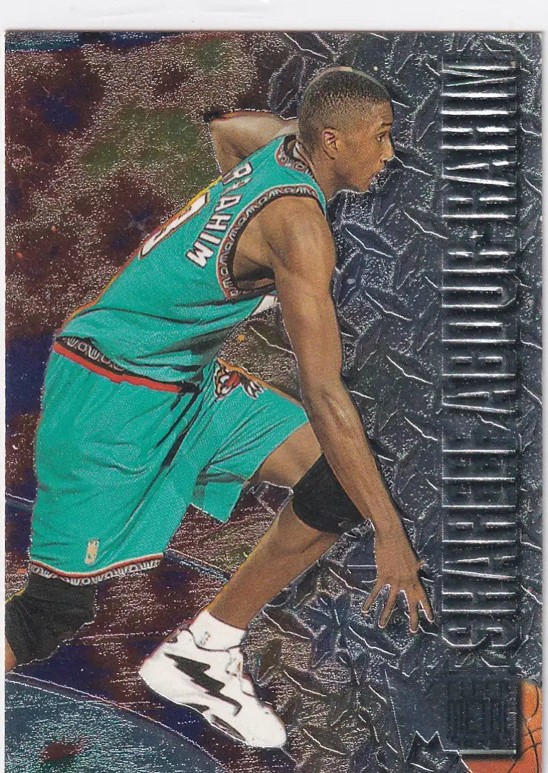1997 FLEER METAL #220 SHAREEF ABDUR RAHIM- MEMPHIS GRIZZLIES - Basketball Card Single