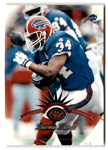 1997 Leaf #105 Thurman Thomas NM Near Mint Bills ID:73491 - Football Card Single