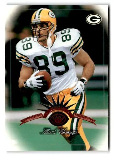 Football trading card featuring Mark Chmura with original gloss, NM-MT condition