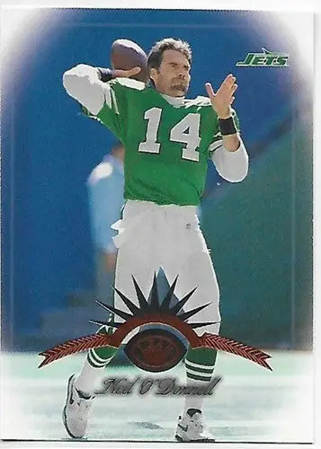 1997 Leaf #14 Neil O’Donnell NM-MT NY Jets - Football Card Single